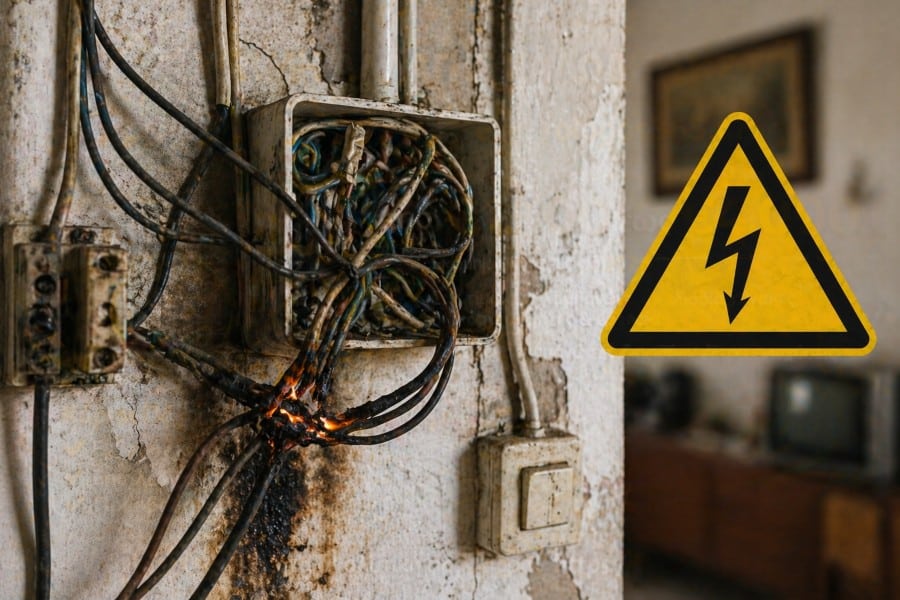 Είναι επικίνδυνη η παλιά καλωδίωση στο σπίτι;