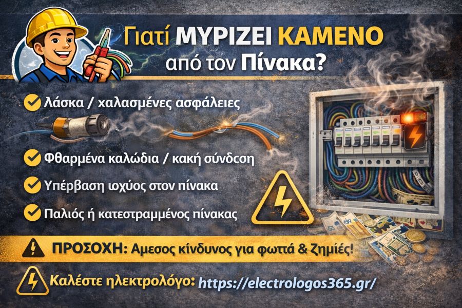 Γιατί μυρίζει καμένο από τον πίνακα και τι να κάνεις