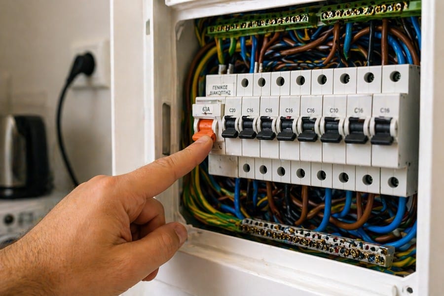 Γιατί πέφτει ο γενικός διακόπτης συνέχεια;