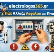 Πώς αλλάζω ασφάλεια στον πίνακα βήμα-βήμα οδηγός