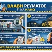 Βλάβη ρεύματος: οδηγός αντιμετώπισης βήμα-βήμα