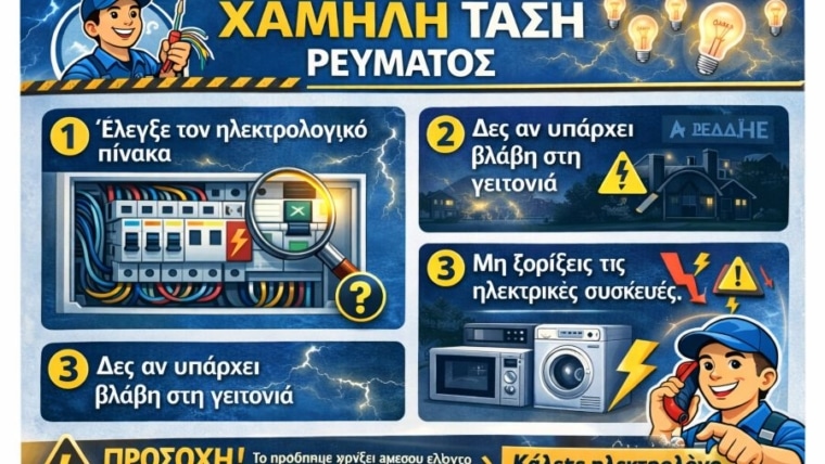 Χαμηλή Τάση: Γιατί Συμβαίνει και Πώς Λύνεται