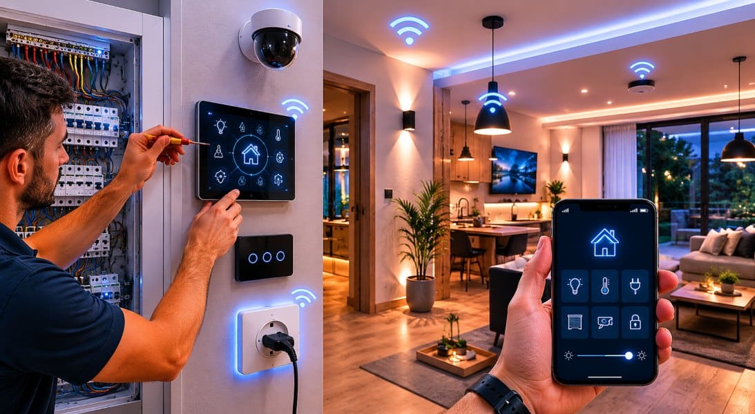 Smart Home Εγκατάσταση για Άνεση, Ασφάλεια και Απόλυτο Έλεγχο