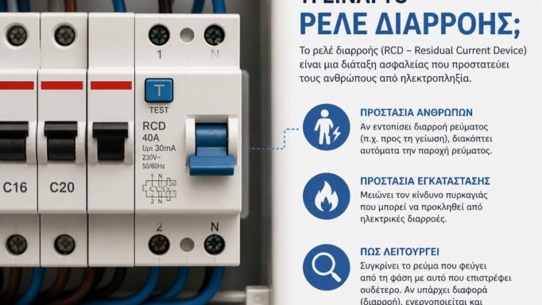 Τι είναι το ρελέ διαρροής και πώς σε προστατεύει