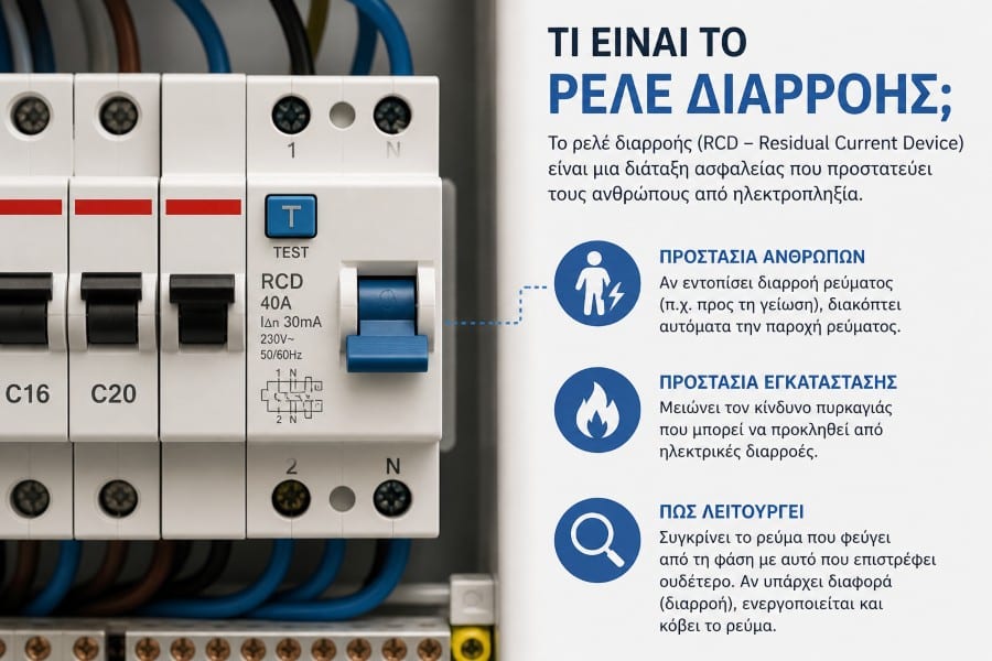 Τι είναι το ρελέ διαρροής και πώς σε προστατεύει