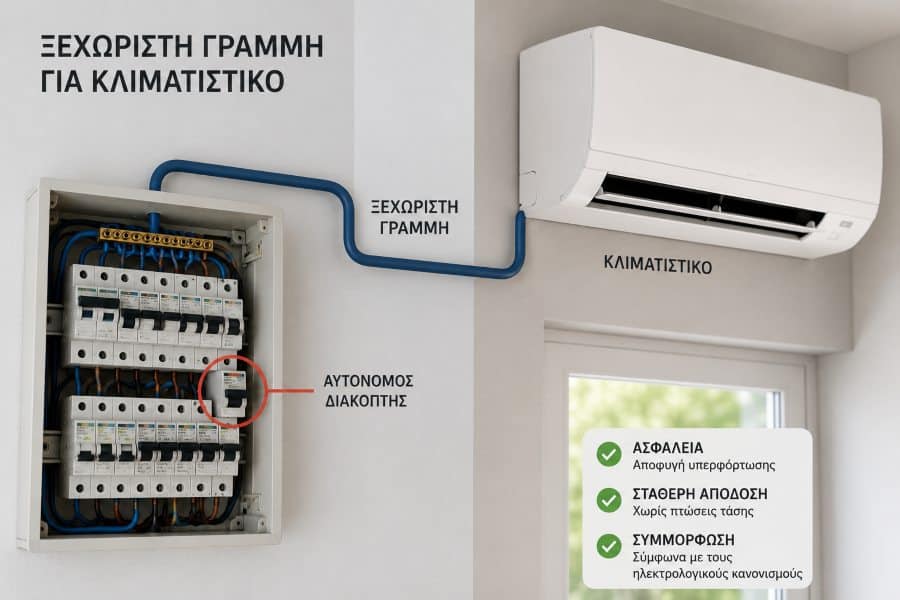 Ξεχωριστή Γραμμή για Κλιματιστικό: Γιατί Είναι Απαραίτητη