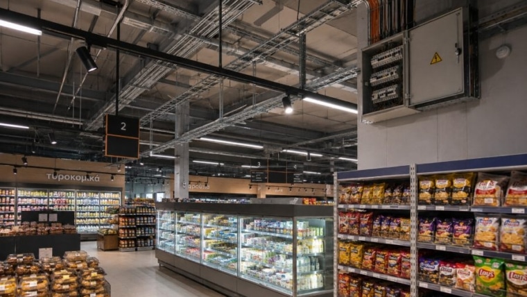 Ηλεκτρολογικές Εργασίες σε Super Market