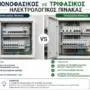Μονοφασικός ή Τριφασικός Ηλεκτρολογικός Πίνακας: Διαφορές, Τιμές και Τι να Επιλέξετε