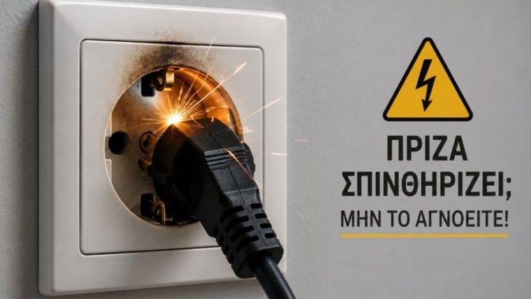Πρίζα Σπινθηρίζει – Αιτίες, Κίνδυνοι και Πότε Πρέπει να Δράσετε Άμεσα