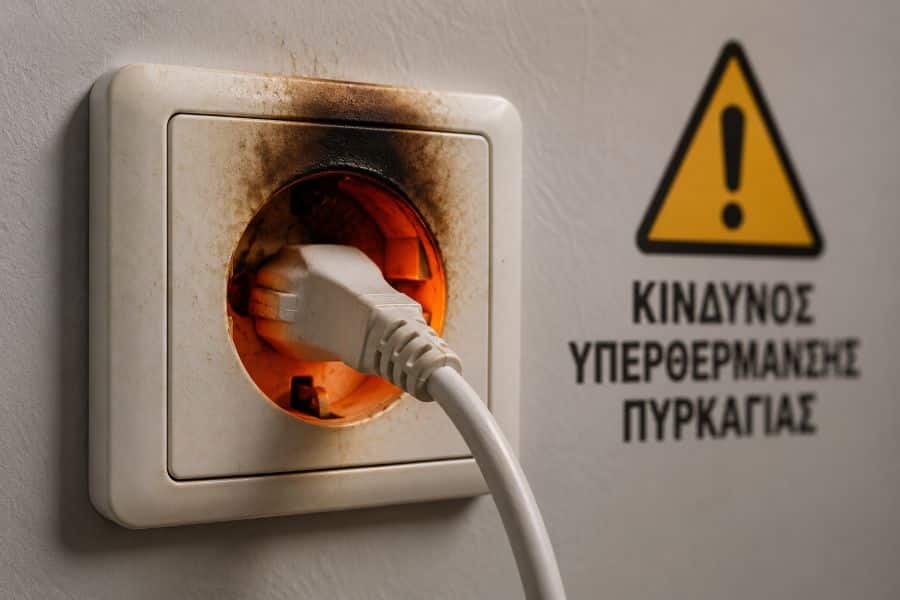 Πρίζα Ζεσταίνεται – Αιτίες, Κίνδυνοι και Πότε Χρειάζεται Ηλεκτρολόγος