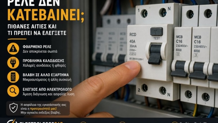 Ρελέ Δεν Κατεβαίνει; Πιθανές Αιτίες και Τι Πρέπει να Ελέγξετε