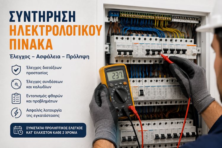 Συντήρηση Ηλεκτρολογικού Πίνακα: Έλεγχος, Κόστος και Πότε Χρειάζεται