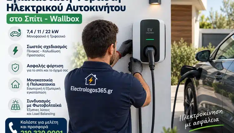 Εγκατάσταση Φορτιστή Ηλεκτρικού Αυτοκινήτου στο Σπίτι: Wallbox και Κόστος
