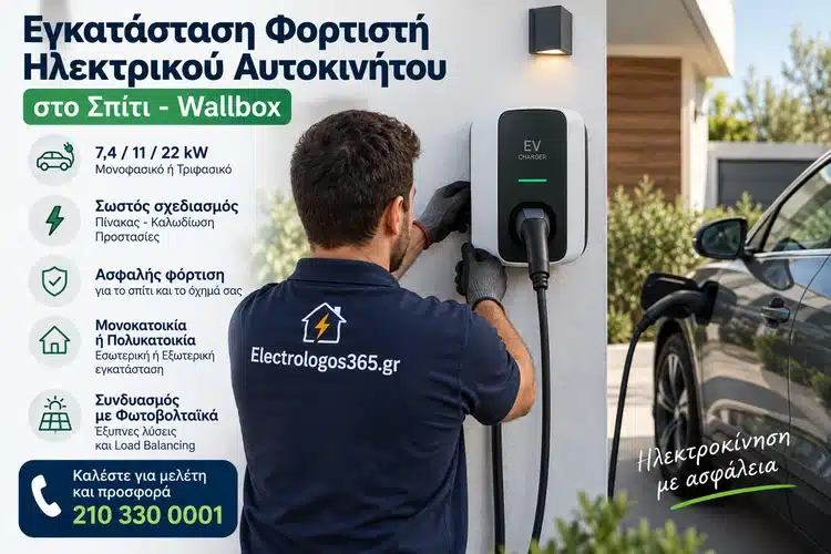 Εγκατάσταση Φορτιστή Ηλεκτρικού Αυτοκινήτου στο Σπίτι: Wallbox και Κόστος