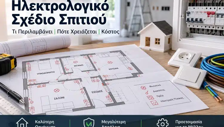 Ηλεκτρολογικό Σχέδιο Σπιτιού: Τι Περιλαμβάνει, Πότε Χρειάζεται και Κόστος