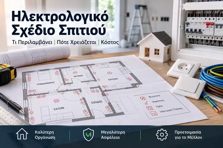 Ηλεκτρολογικό Σχέδιο Σπιτιού: Τι Περιλαμβάνει, Πότε Χρειάζεται και Κόστος