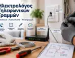 Ηλεκτρολόγος Τηλεφωνικών Γραμμών: Επισκευή, Καλωδίωση και Νέα Γραμμή