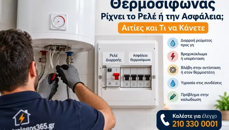 Θερμοσίφωνας Ρίχνει το Ρελέ ή την Ασφάλεια: Αιτίες και Τι να Κάνετε