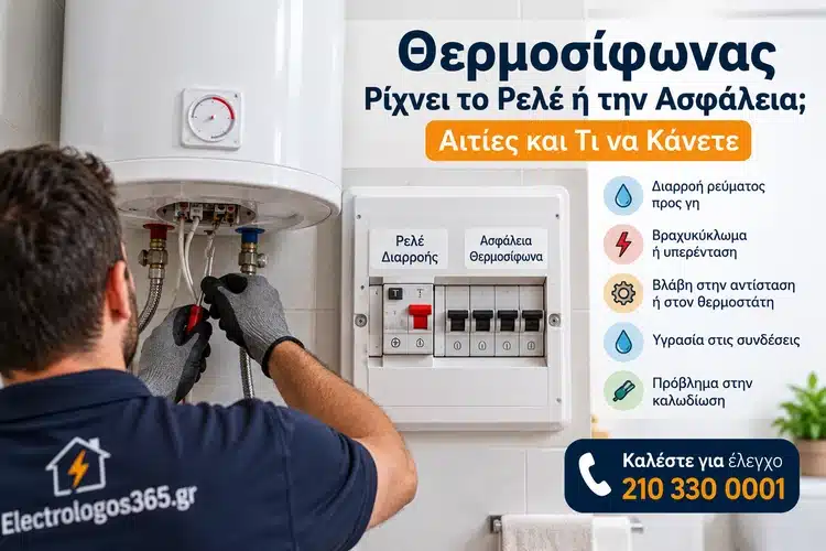 Θερμοσίφωνας Ρίχνει το Ρελέ ή την Ασφάλεια: Αιτίες και Τι να Κάνετε