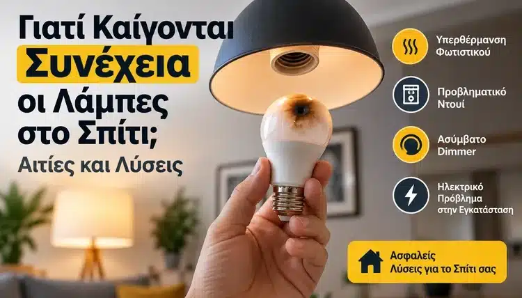 Γιατί Καίγονται Συνέχεια οι Λάμπες στο Σπίτι; Αιτίες και Λύσεις