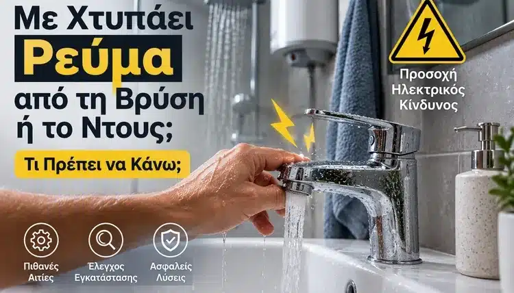 Με Χτυπάει Ρεύμα από τη Βρύση ή το Ντους: Τι Πρέπει να Κάνω;