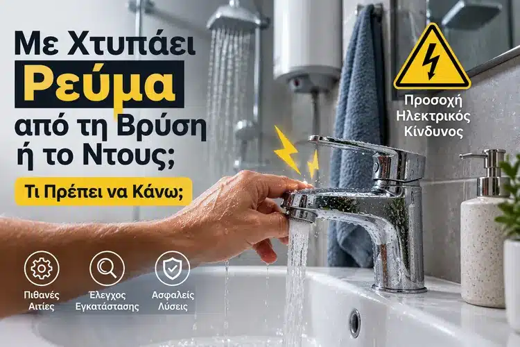 Με Χτυπάει Ρεύμα από τη Βρύση ή το Ντους: Τι Πρέπει να Κάνω;