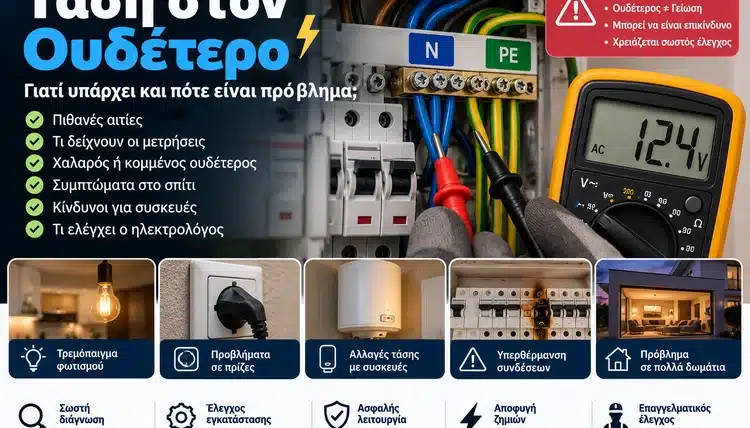 Τάση στον Ουδέτερο: Γιατί Εμφανίζεται και Πότε Χρειάζεται Έλεγχος