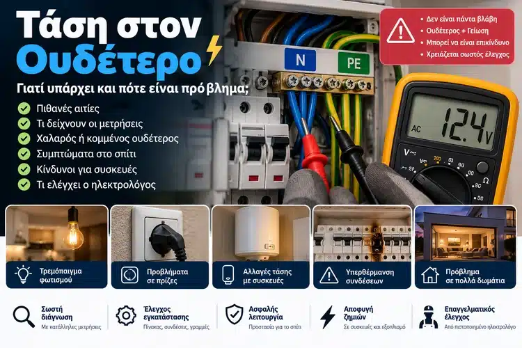 Τάση στον Ουδέτερο: Γιατί Εμφανίζεται και Πότε Χρειάζεται Έλεγχος
